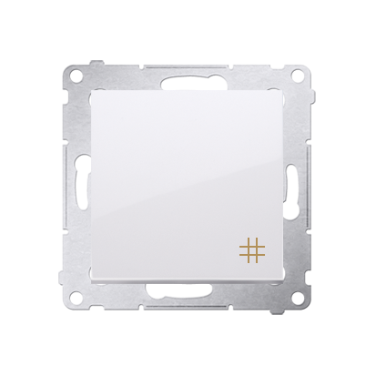 Simon 54 Premium Fehér keresztkapcsoló (moduláris) gyorscsatlakozó, DW7.01/11